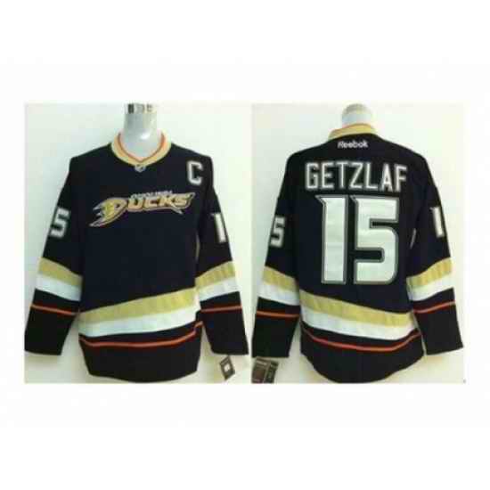 NHL Jerseys Anaheim Ducks #15 Getzlaf black[2014 new][patch C]